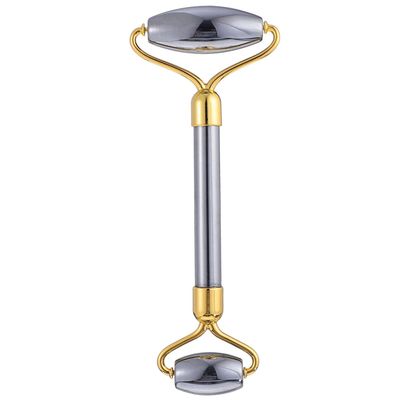 ARTSEWPLY Dual Heads Facial Roller Massager for Wrinkle Removal and Skin Lifting Metallic Skincare Tool Rollers to Enhance Absorption and Boost Circulation for Women and Men