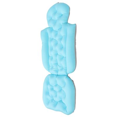 Angoily Adult Bathtub Cushion with Suction Cups Non-Slip Full Body Bath Pillow for Back and Head Support Washable Bath Tub Pillow