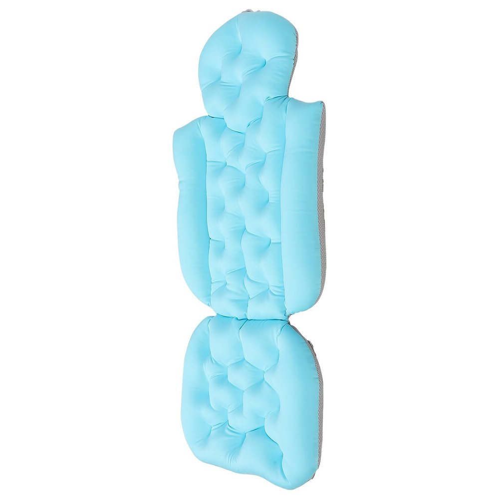 Angoily Adult Bathtub Cushion with Suction Cups Non-Slip Full Body Bath Pillow for Back and Head Support Washable Bath Tub Pillow
