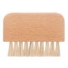 Angoily Portable Wooden Handle Fingernail Brush with Natural White Boar Bristles for Nail and Toe Cleaning Gentle Exfoliation and Dirt Removal Comfortable Grip Nail Cleaning Brush for Home view 1