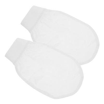 CIMAXIC 2Pcs Wear-resistant Exfoliating Bath Mitts with Soft Imitated Silk for Gentle Skin Cleansing and Deep Massage Shower Gloves for Body Scrubbing and Dead Skin Removal for Family and