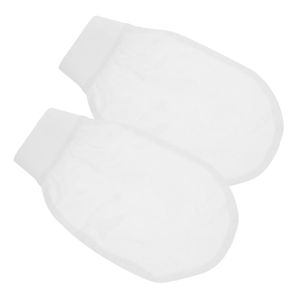 CIMAXIC 2Pcs Wear-resistant Exfoliating Bath Mitts with Soft Imitated Silk for Gentle Skin Cleansing and Deep Massage Shower Gloves for Body Scrubbing and Dead Skin Removal for Family and