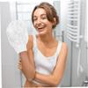CIMAXIC 2Pcs Wear-resistant Exfoliating Bath Mitts with Soft Imitated Silk for Gentle Skin Cleansing and Deep Massage Shower Gloves for Body Scrubbing and Dead Skin Removal for Family and view 4