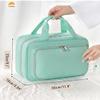 Chakipee Travel Hanging Toiletry Bag for Women - Waterproof Cosmetic Organizer with Clear Window, Lightweight Bathroom Bags for Essentials, Makeup, Shampoo, Toiletries Green,Large view 4