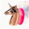 ARTSEWPLY Professional Unicorn Shape Makeup Brush with Soft Pink Bristles and Golden Handle Cosmetic Brush for Blush and Foundation Application Gift for Women and Includes Bag view 4