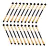 ABOOFAN 20pcs Dual-end Precision Eyeshadow Brush for Women Eye Makeup Tool with Comfortable Grip and Reusable for Blending and Defining Portable Cosmetic Brush Kit for Refined Eye Looks view 1