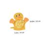 HAKIDZEL 4Pcs Bathing Gloves Cute Animal Shower Wipes Soft Body Cleaner Exfoliating Mitt for Gentle Care in Pink Blue Green Yellow view 2