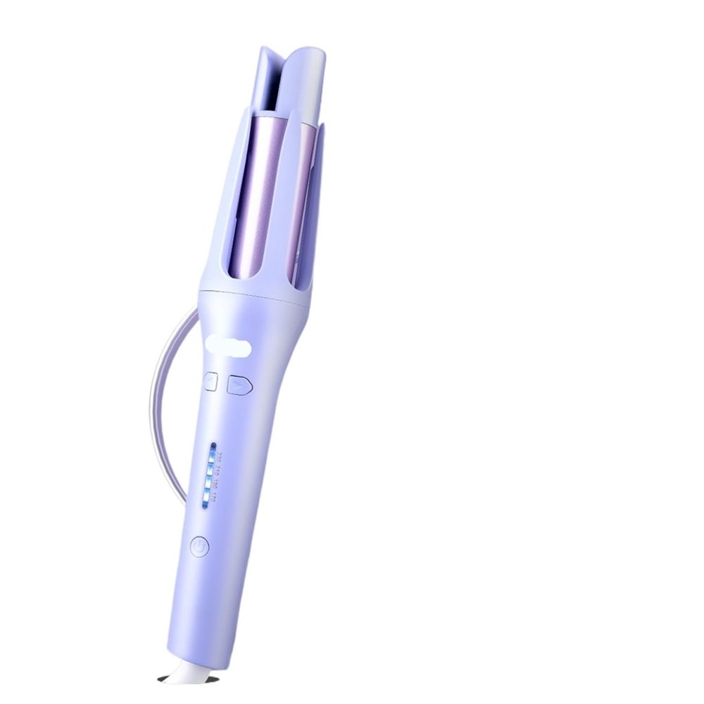 Automatic Hair Curler 32MM Auto Rotating Ceramic Hair Roller Professional Curling Iron Curling Wand Hair Waver(Purple,UK)