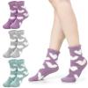 3 Pairs Aloe Socks Moisturizing Spa Socks, Women Spa Pedicure Foot Care Sock, Winter Warm Home Sleeping Sock for Women Men Repairing Softening Dry Cracked view 1