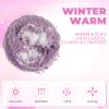 3 Pairs Aloe Socks Moisturizing Spa Socks, Women Spa Pedicure Foot Care Sock, Winter Warm Home Sleeping Sock for Women Men Repairing Softening Dry Cracked view 4