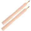 Angoily 2PCS Retractable Lip Brush Portable Makeup Tool with Telescopic Nylon Fiber and Metal Tube Elastic Soft Bristles for Precise Lipstick Application Travel-friendly Cosmetic Brush for view 1
