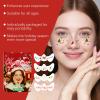 Glitter Freckles Face Stickers,Cute 4-Piece Sparkly Christmas | Women Glitter Fake Freckle Patches | for Girls Teens Holiday Party Festival Cosplay Celebration Event Masquerade view 4