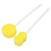 Angoily 2pcs Long Handle Bath Scrubber Brush with Soft Sponge and Material for Exfoliating Dead Skin and Deep Pore Cleansing Massage Body Brush for Home Shower Use view 1