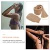 DECORNIJIA 2pcs Natural Ramie Jute Bath Scrubber with Glove and Back Strap for Deep Exfoliating Shower and Body Scrub Skin-Friendly Loofah for Men and Women Daily Bath and Spa Use view 4