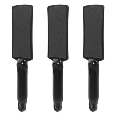 ARTSEWPLY 3pcs Double-Sided Foot Scrubbers with Fine Sandpaper Foot Files Callus Removers for Pedicure Care Portable Dead Skin Exfoliating Tools for Cracked Heel Repair