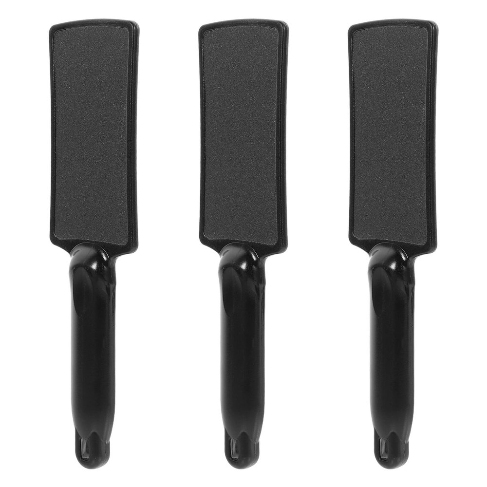 ARTSEWPLY 3pcs Double-Sided Foot Scrubbers with Fine Sandpaper Foot Files Callus Removers for Pedicure Care Portable Dead Skin Exfoliating Tools for Cracked Heel Repair