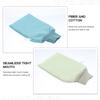 DECORNIJIA 3pcs Double-Sided Exfoliating Gloves for Body Dead Skin Removal Spa Bath Scrub Mitts with Elastic Wristband Reusable Shower Scrubbing Gloves for Men and Women view 3