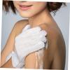 ADOCARN 10Pcs Elastic Double-sided Shower Gloves Deep Cleansing Bath Mitts for Full Body Exfoliation and Dead Skin Removal Soft Shower Supply for Men and Women view 2
