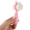 ADOCARN Silicone Facial Cleansing Brush with Ergonomic Abs Handle Soft Dual-Sided Face Scrubber for Deep Pore Cleaning Compact Travel Face Wash Brush for Women Gentle Exfoliator and Skin view 2