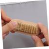 Angoily Double-sided Nail Brush Cleaner Oval Soft Bristle Fingernail Brush for Manicure and Pedicure Home Use Practical Design Light Weight Easy to Hold view 2