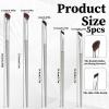 5 PCS Nose Contour Brush Angled Eyeliner Brush Eyebrow Brushes Angled Thin Makeup Brushes for Contouring Nose Shadow Precision Make up Tools view 2