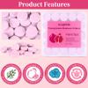RAQEHO Manicure Spa Tablets 8oz -Pomegranate Soak Balls, Moisturizing Tablets, Cuticle Softener for Foot and Hand Soak Pedicure Spa Supplies Manicure Tools Nail Salon & Tavel Esenntial40count view 4