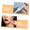 Abaodam 12pcs Double-Headed Manual Nose Hair Clippers for Men and Women Skin-Friendly and Nasal Trimming Tool Portable Nose Hair Remover for Daily Grooming view 3