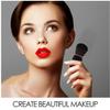 ABOOFAN Mini Retractable Blush Brush for Cheeks Soft Skin-friendly Bristles Portable Powder Foundation Makeup Tool for Travel and Professional Use view 3