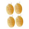 Angoily 4pcs Body Wash Sponges for Shower Gentle Exfoliating Bath Poufs with Enhanced Lathering Quick Drying Polyurethane for Women Men Teenagers Bathroom Cleaning and Skin Care view 1