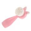 CHICAMPERA Soft Silicone Facial Scrubber Dual-Sided Face Washing Brush for Gentle Pore Cleansing and Exfoliation Lightweight Manual Dry Brush with Abs Handle for Travel and Daily Skincare view 1