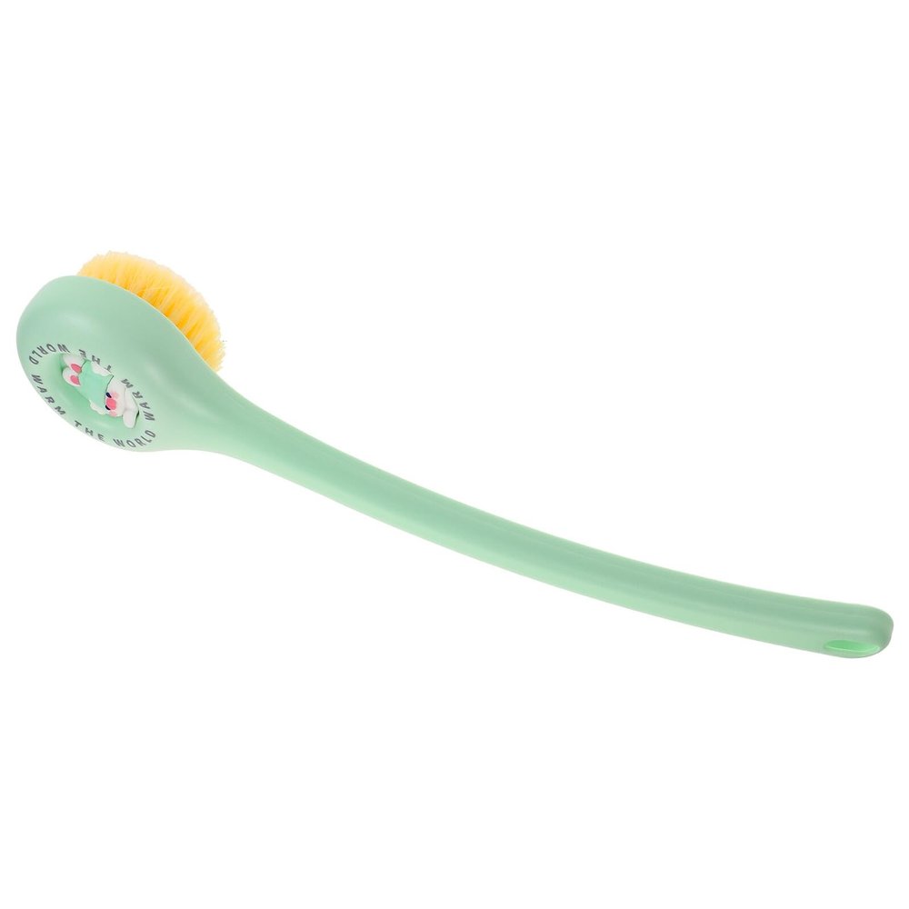 Angoily Long Handle Shower Body Brush with Soft Bristles for Exfoliating and Deep Cleansing Multifunctional Back Scrubber and Foot Washer Quick-Dry Bath Tool for Men and Women