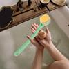 Angoily Long Handle Shower Body Brush with Soft Bristles for Exfoliating and Deep Cleansing Multifunctional Back Scrubber and Foot Washer Quick-Dry Bath Tool for Men and Women view 4