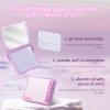 300PCS Oil Blotting Sheets For Face - Blotting Paper With Mirror And Puff, Blotting Paper For Oily Skin, Oil Absorption, Effective Oil Control, Portable Skin Care, And Makeup (Lavender, 300pcs) view 2