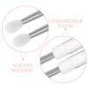 ABOOFAN 10pcs Portable Silicone Lip Brush Kit with Covers Easy to Clean Reusable Applicators for Lipstick Lip Gloss Balm and Scrub Multifunctional Cosmetic Tools Go Touch-ups view 3