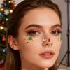 8pcs Face Freckles Glitter, Cute Sparkly Christmas, Women Glitter Fake Freckle Patches for Girls Teens Holiday Party Festival Cosplay Celebration Event Masquerade view 2