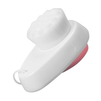 ABOOFAN Dual-end Silicone Face Cleansing Brush for Gentle Exfoliation and Blackhead Removal Ergonomic Skin Care Tool for Women and Men Suitable for All Skin Types Deep Pore Cleaning and