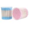 Angoily 400Pcs Double-ended Cotton Swabs for Makeup and Eyelash Cleaning Gentle Cotton Sticks with Spiral and Round Tips Suitable for Adults and Practical Daily Use view 1