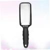 LOORGVEL Professional Stainless Steel Foot File Pedicure Callus Remover for Dry Hard Skin Exfoliating Scrub Tool Personal Foot Care Accessory Portable Black view 2