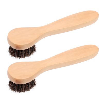Angoily 2Pcs Facial Brush Deep Cleansing Exfoliator for Sensitive Skin Gentle Face Scrubber with Soft Bristles for Comfortable Makeup Removal and Skin Massage at Home