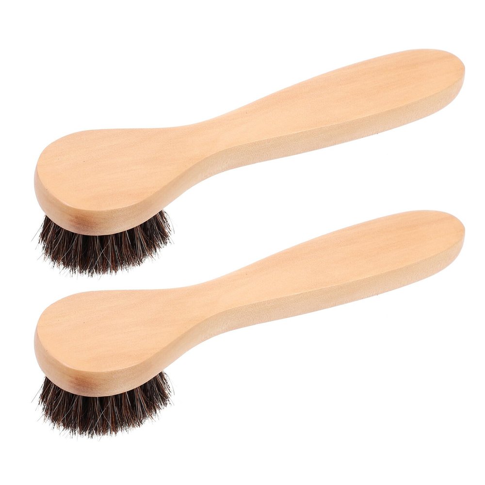 Angoily 2Pcs Facial Brush Deep Cleansing Exfoliator for Sensitive Skin Gentle Face Scrubber with Soft Bristles for Comfortable Makeup Removal and Skin Massage at Home