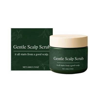 Gentle Scalp Scrub Deep Cleansing and Nourishing Scalp Care, Exfoliating Hair Treatment with Sea Salt and Natural Oils for Healthy Roots