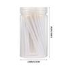 Beaupretty 100pcs Disposable Lipstick Brush White Plastic Lipstick Applicators Precise Makeup Tool for Lip Gloss and Concealer Application Suitable for Home and Professional Use view 4