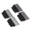 4PCS/SET T9 Universal Hair Trimmer Clipper Limit Comb Guide Sets Limit Calipers Tools Easy Install(4pcs.) view 1