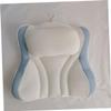 FESTFENDS Breathable Mesh Tub Pillow with Suction Cups for Bathtub Neck and Head Support Ergonomic Spa Cushion for Relaxing Bath Experience Lightweight Portable Blue Bath Pillow view 2