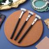 FESTFENDS 3pcs Folding Angle Fan Shaped Lash Fan Brushes with Comfortable Handles for Mascara Application and Precise Eyelash Separation Soft Dense Fibers for Natural and Extended Lashes view 2