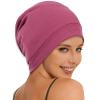 HATOHA Satin Bonnet for Men, Adjustable Buckle Sleep Cap, Curly Hair view 1