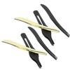 Cabilock Stainless Steel Eyebrow Tweezers Mini Clip Makeup Tool for Women Portable Precise Hair Removal with Ergonomic Handle Black view 1