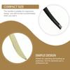Cabilock Stainless Steel Eyebrow Tweezers Mini Clip Makeup Tool for Women Portable Precise Hair Removal with Ergonomic Handle Black view 3