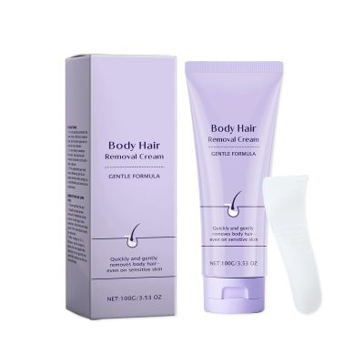 Gentle Body Hair Removal Cream - Mild Formula with Hydration & Nourishment for Smooth, Delicate Skin