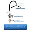 COYEUX Head Spa Waterfall Equipment, Head Spa Water Circulation Rack, Water Outlet Pipe 360 Adjustable, Ideal for Salon Hair Washing Station view 4